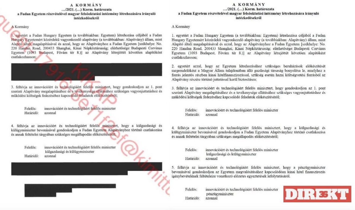 A legkínosabb információkat takarta ki a Fudan-iratokból a kormány