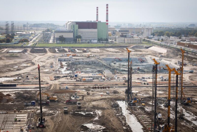 A földmunkák már zajlanak Pakson. Forrás: Paks II. Zrt.